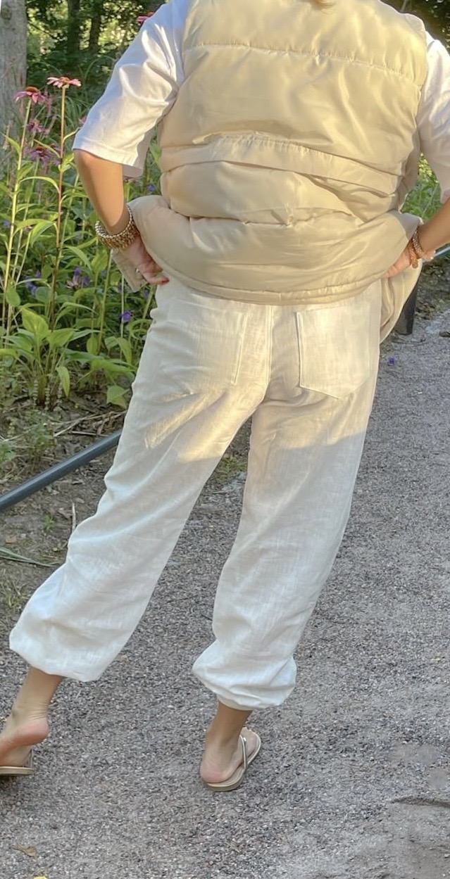 Becca, luonnonvaaleat pellavahousut - Image 8