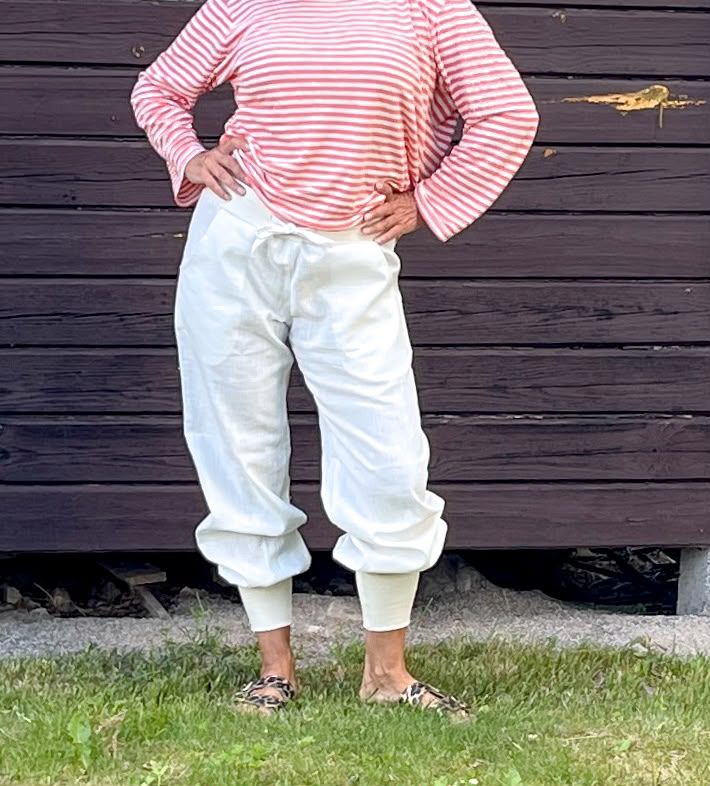 Becca, luonnonvaaleat pellavahousut - Image 5